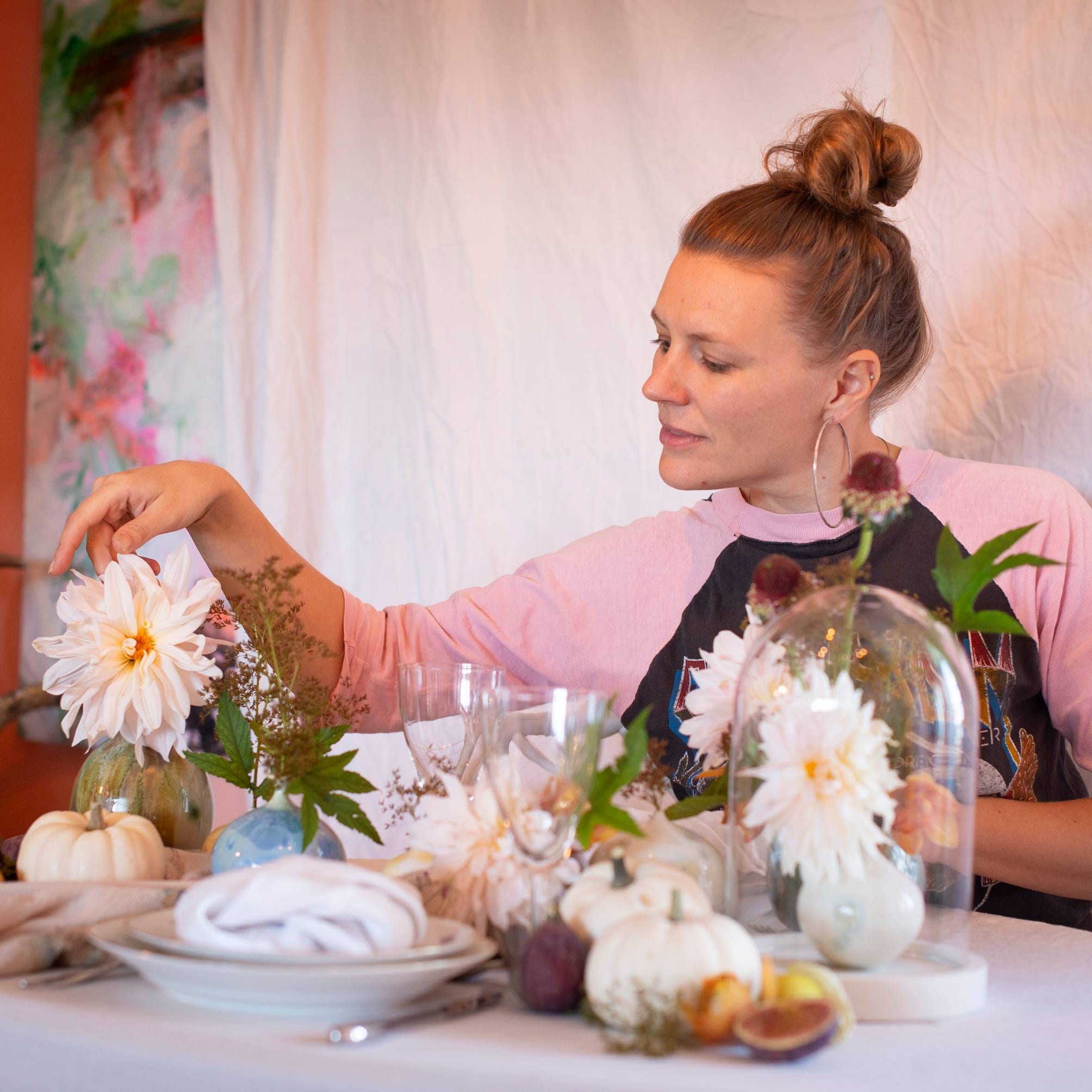 Blomsterdekor fra hjertet