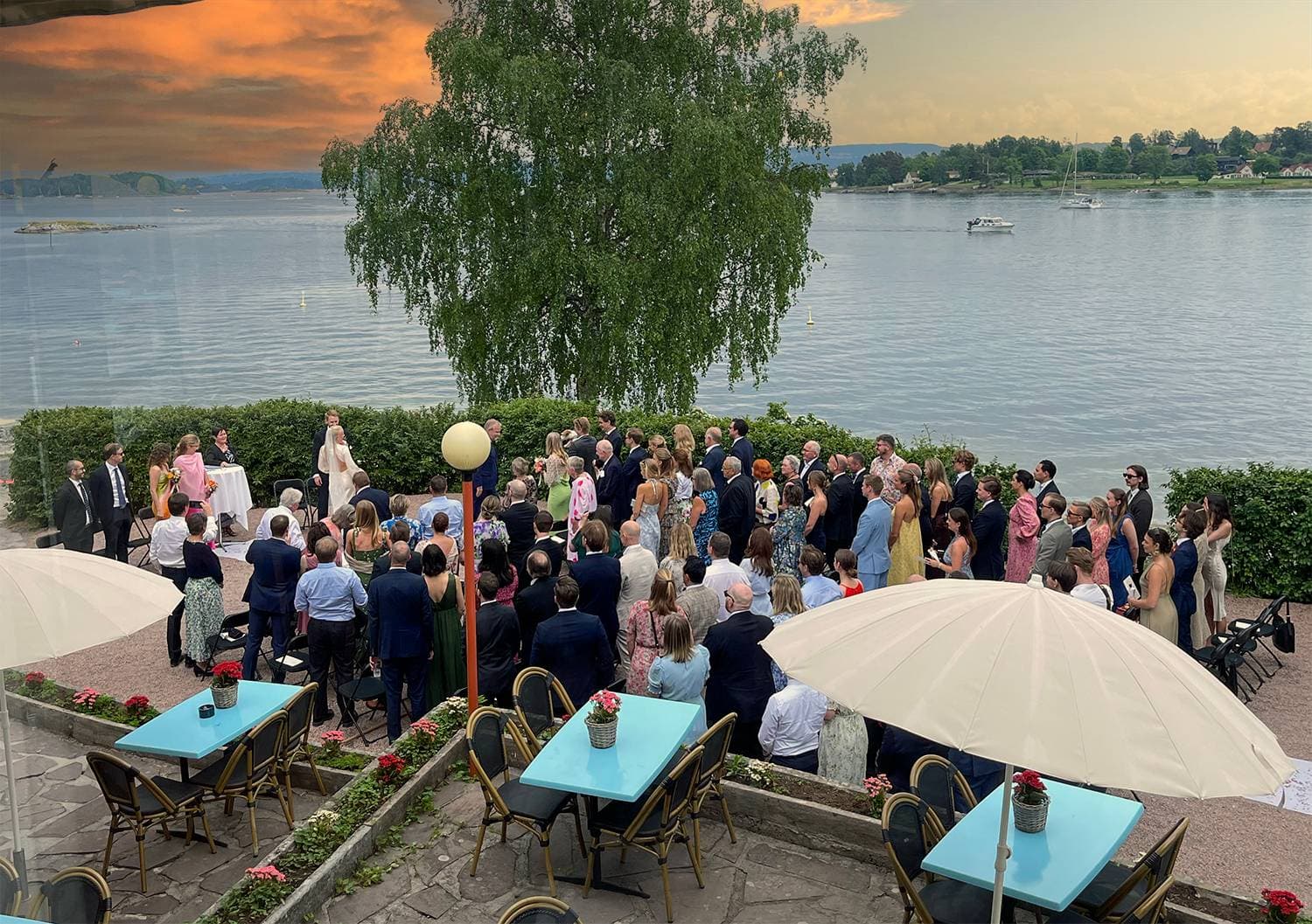 bryllupsfotografering på hvalstrand bad