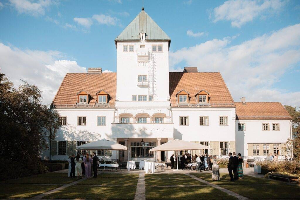 sommerfest på villa grande på bygdøy i den engelske hagen