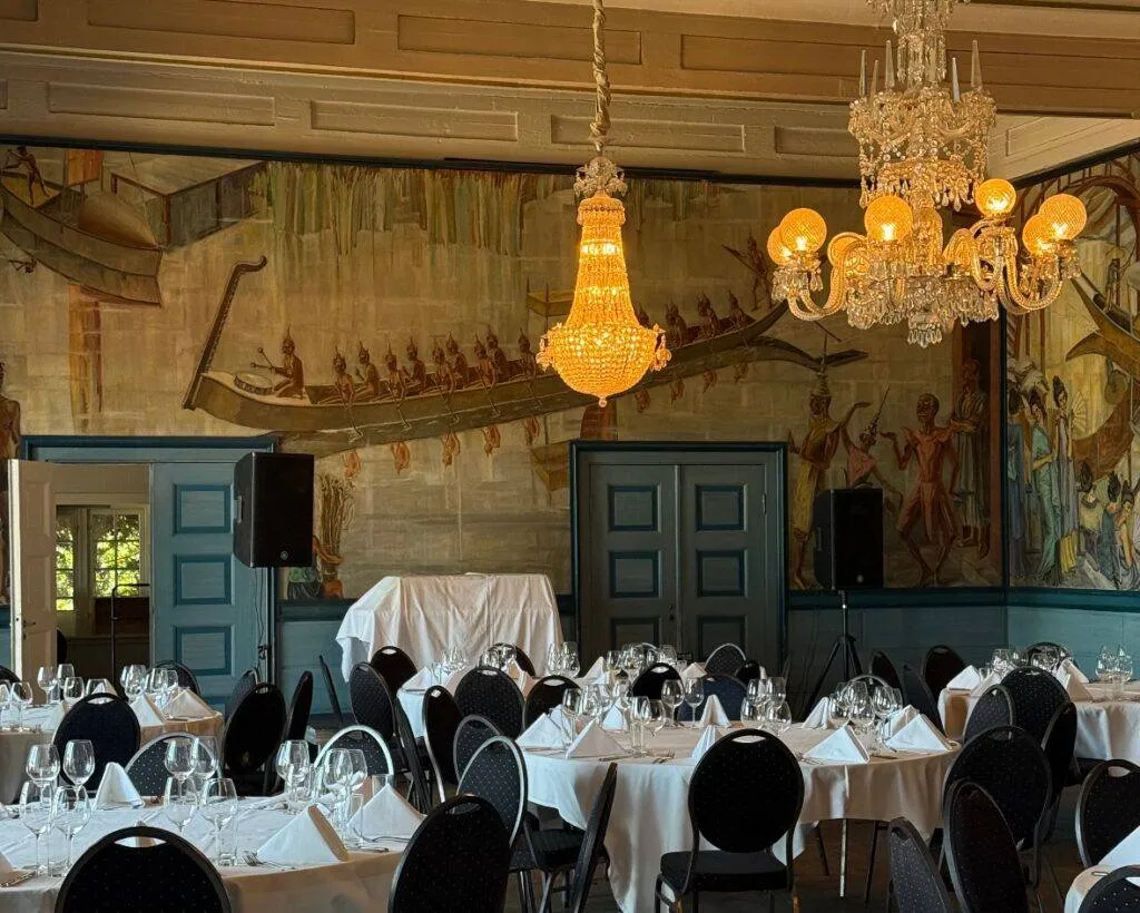 selskap på roklubben selskapslokale på bygdøy