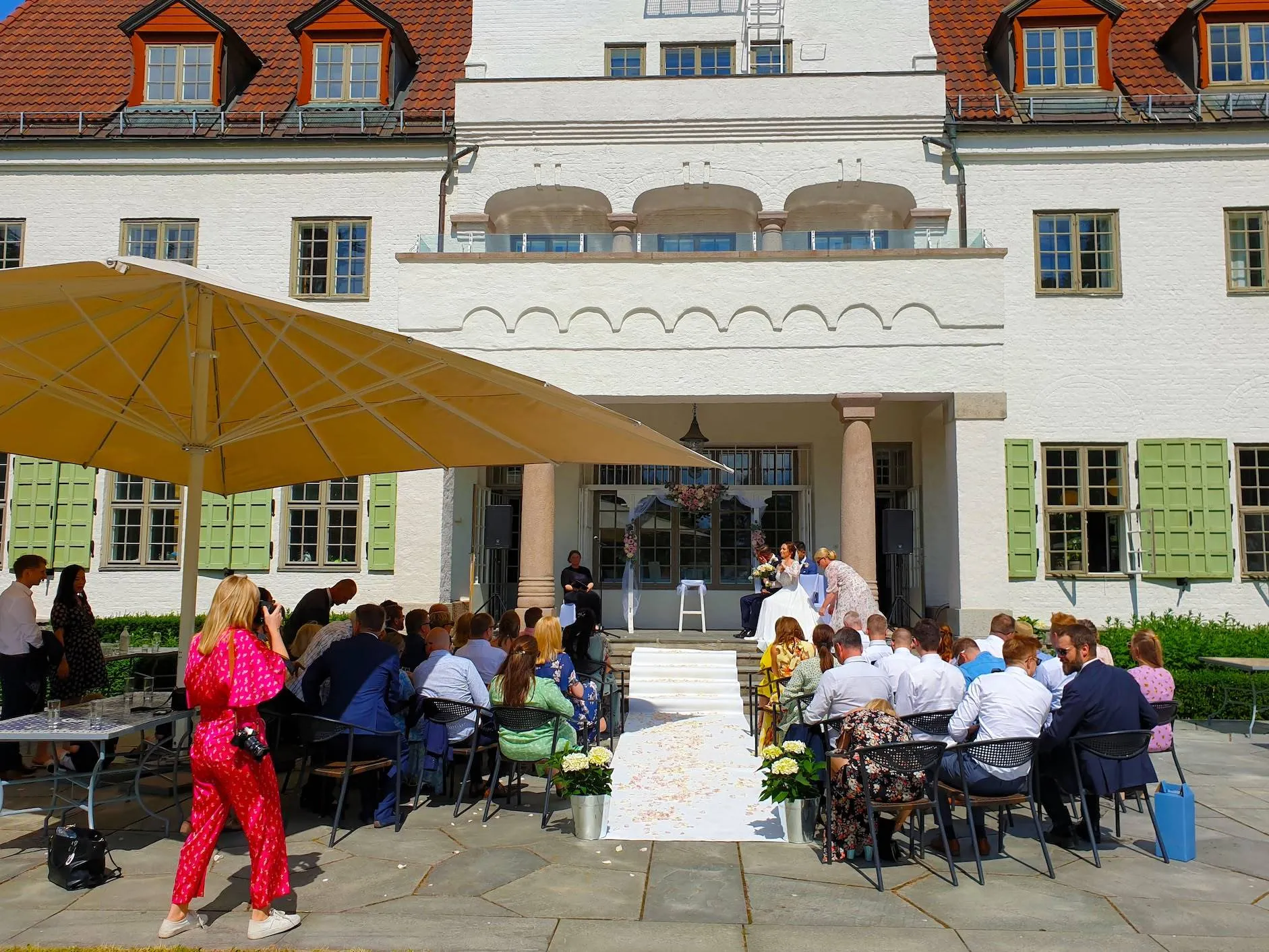 villa grande den engelske hagen bryllup