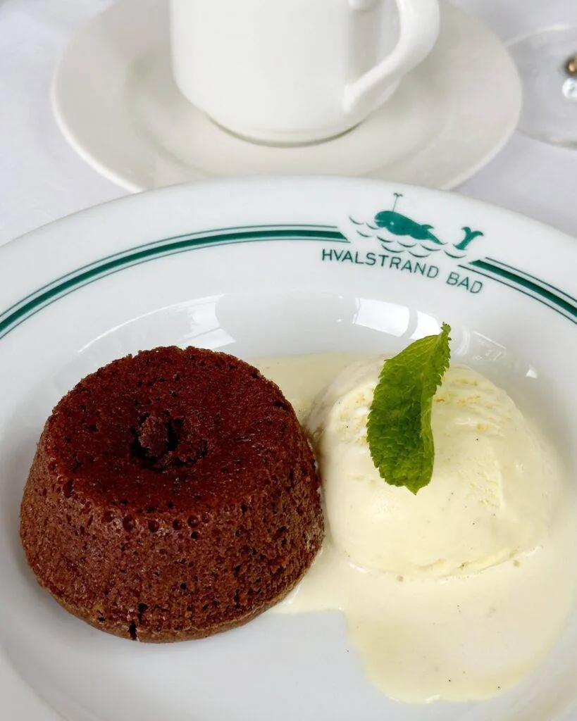 dessert på hvalstrand bad