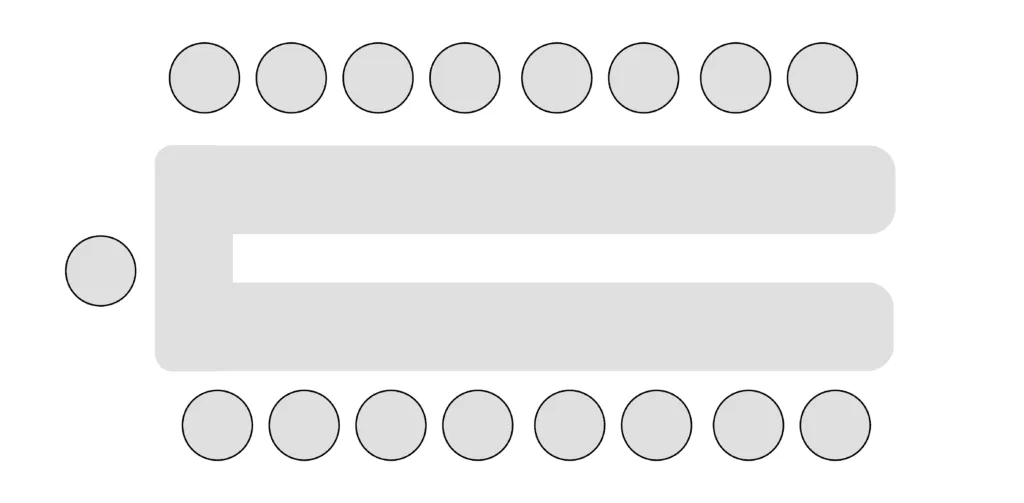 hestesko bordplassering bryllup